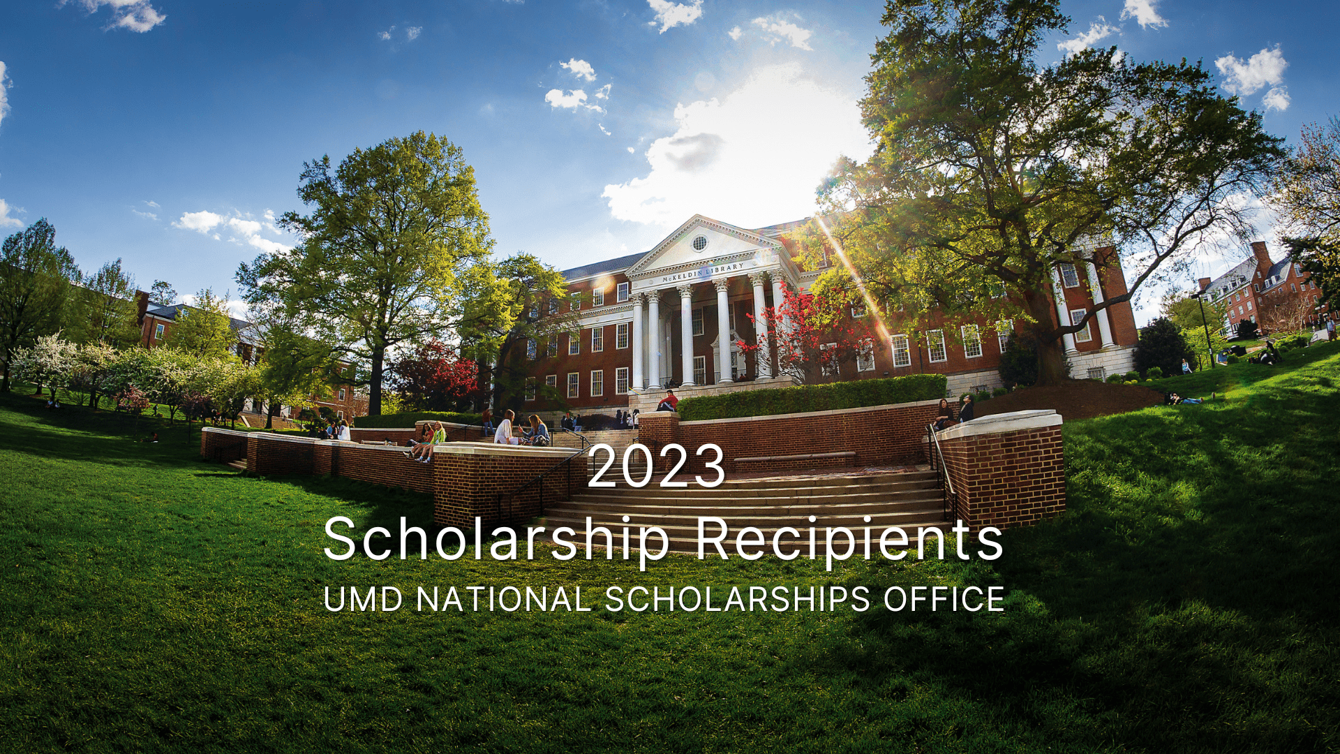 2023 UMD National Scholarship Recipients 