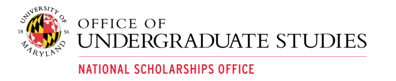 UMD National Scholarships Office footer logo